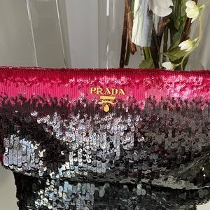 Genuine Prada Sequin Ombré Evening Bag